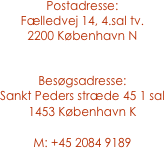 Postadresse: